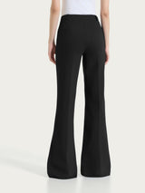 Pantalone flare in Compact Light Neri Donna - Ragno