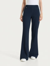 Pantalone flare in Compact Light Blu Donna - Ragno