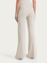 Pantalone flare in Compact Light Bianchi Donna - Ragno