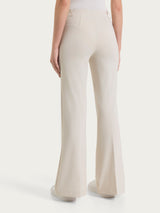 Pantalone flare in Compact Light Bianchi Donna - Ragno