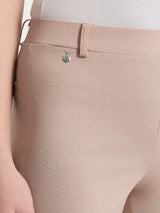 Pantalone flare in Compact Light Marroni Donna - Ragno