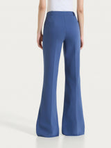 Pantalone flare in Compact Light Blu Donna - Ragno