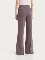 Pantalone flare in Compact Light Marroni Donna - Ragno