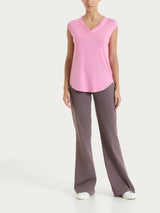 Pantalone flare in Compact Light Marroni Donna - Ragno