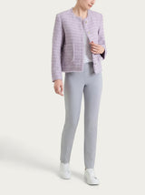 Giacca corta in Bouclé Viola Donna - Ragno