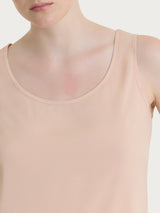Top con spalla larga in Voile Stretch Rosa Donna - Ragno