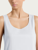 Top con spalla larga in Voile Stretch Rosa Donna - Ragno