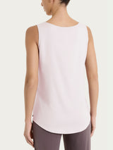Top con spalla larga in Voile Stretch Rosa Donna - Ragno