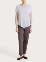 Blusa con manica a kimono in Voile Stretch Rosa Donna - Ragno