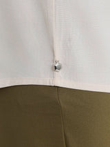 Blusa con scollo a V in Voile Stretch Bianchi Donna - Ragno