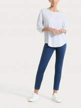 Blusa con manica 3/4 in Voile Stretch Rosa Donna - Ragno
