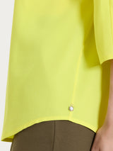 Blusa con manica 3/4 in Voile Stretch Gialli Donna - Ragno