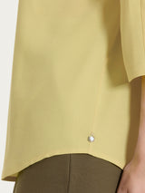 Blusa con manica 3/4 in Voile Stretch Verdi Donna - Ragno