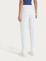 Pantalone a carota con tasche in Linen Super Fresh Bianchi Donna - Ragno