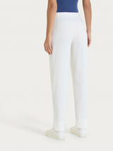 Pantalone a carota con tasche in Linen Super Fresh Bianchi Donna - Ragno