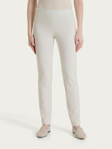 Pantalone capri con spacchetti in Linen Super Fresh Bianchi Donna - Ragno