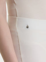 Pantalone capri con spacchetti in Linen Super Fresh Bianchi Donna - Ragno