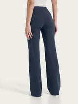Pantalone ampio in Compact Light Blu Donna - Ragno