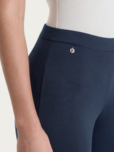 Pantalone ampio in Compact Light Blu Donna - Ragno