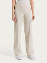Pantalone ampio in Compact Light Bianchi Donna - Ragno