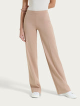 Pantalone ampio in Compact Light Marroni Donna - Ragno