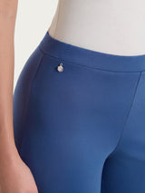 Wide pants in Compact Light Blue Women's - Ragno