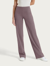 Pantalone ampio in Compact Light Marroni Donna - Ragno