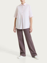Pantalone ampio in Compact Light Marroni Donna - Ragno