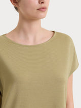 Maglietta con manica corta kimono in Summer Light Verdi Donna - Ragno