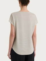 Maglietta con manica corta kimono in Summer Light Bianchi Donna - Ragno