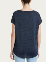 Maglietta con manica corta kimono in Summer Light Azzurri Donna - Ragno