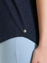 Maglietta con manica corta kimono in Summer Light Azzurri Donna - Ragno