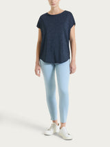 Maglietta con manica corta kimono in Summer Light Azzurri Donna - Ragno