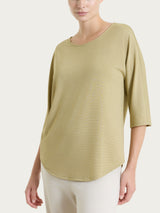 Maglietta con manica 3/4 kimono in Summer Light Verdi Donna - Ragno