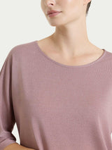 Maglietta con manica 3/4 kimono in Summer Light Rosa Donna - Ragno