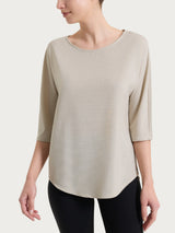 Maglietta con manica 3/4 kimono in Summer Light Bianchi Donna - Ragno