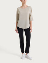 Maglietta con manica 3/4 kimono in Summer Light Bianchi Donna - Ragno
