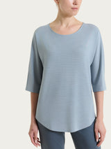 Maglietta con manica 3/4 kimono in Summer Light Blu Donna - Ragno
