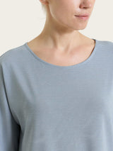 Maglietta con manica 3/4 kimono in Summer Light Blu Donna - Ragno