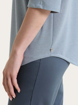 Maglietta con manica 3/4 kimono in Summer Light Blu Donna - Ragno