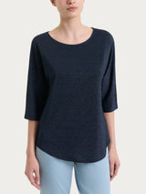 Maglietta con manica 3/4 kimono in Summer Light Azzurri Donna - Ragno