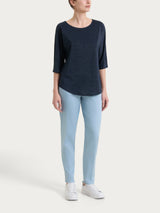 Maglietta con manica 3/4 kimono in Summer Light Azzurri Donna - Ragno