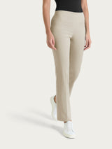 Pantalón capri recto en Satin Power Marrón Mujer - Ragno