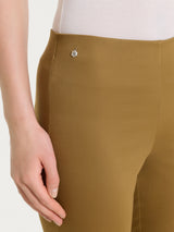 Pantalone capri dritto in Satin Power Verdi Donna - Ragno