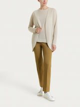 Pantalone capri dritto in Satin Power Verdi Donna - Ragno