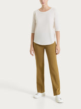 Pantalone capri dritto in Satin Power Verdi Donna - Ragno