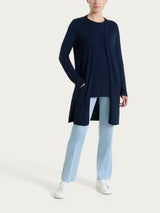 Pantalone capri dritto in Satin Power Azzurri Donna - Ragno