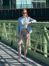 Pantalone capri dritto in Satin Power Rosa Donna - Ragno