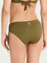 Slip regolabile in Microfibra Stretch Verdi Donna - Ragno
