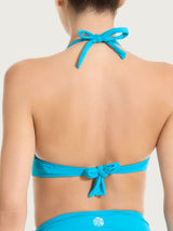 Reggiseno a triangolo in Microfibra Stretch Azzurri Donna - Ragno